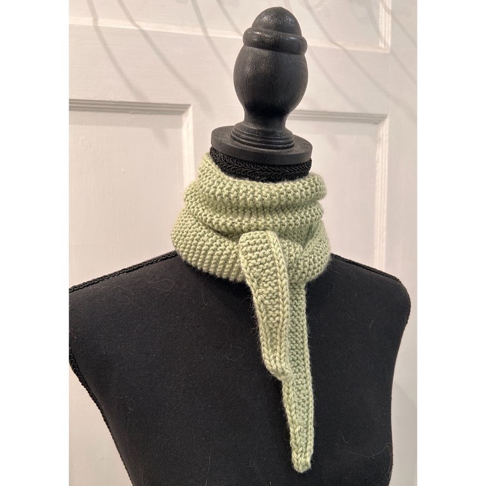 Handmade Sage/Mint Green Sophie Scarf in Size Lg.